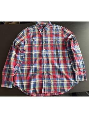 Polo Ralph Lauren Plaid Button Down Size XL